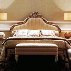 A luxurious bed set