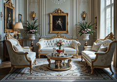 European Design Royal Grandeur wooden Carved Sofa Set