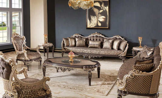 Royal Black color Sofa set