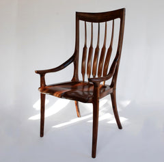 Handcrafted High Back Arm Chair