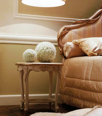 A handcrafted side table