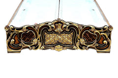 A handcarved model of bed