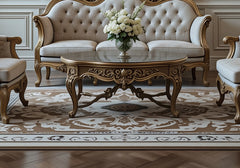 European Design Imperial Elegance wooden Carved Sofa Set