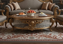 Antique Design Majestic Heirloom Wooden High-Carved Sofa Set