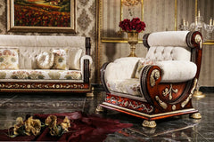 Royal wooden sofa chair