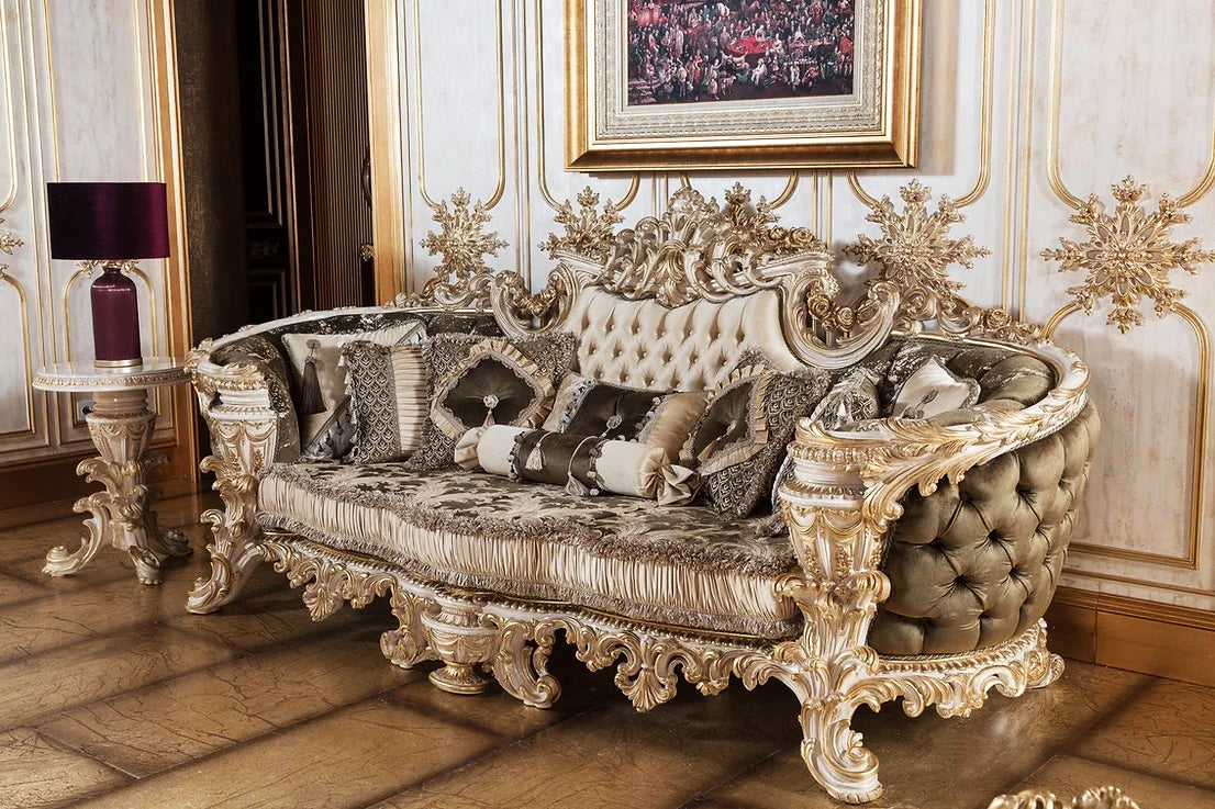 deep carving royal style sofa