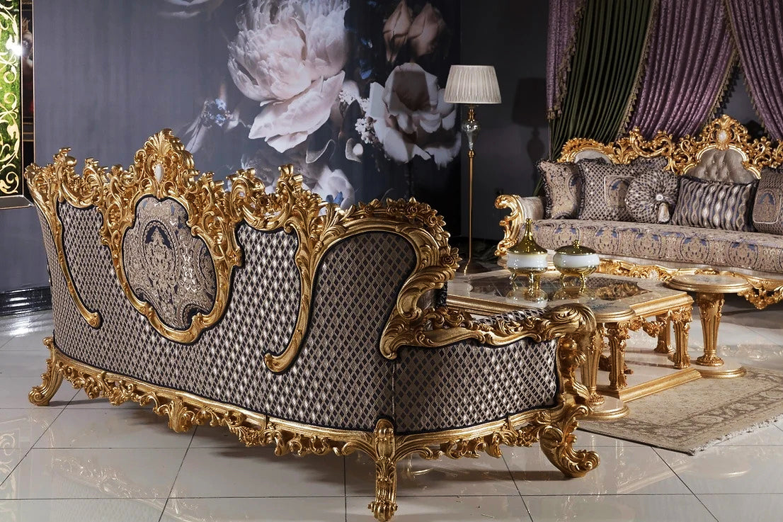 Back view of 3 seater sofa