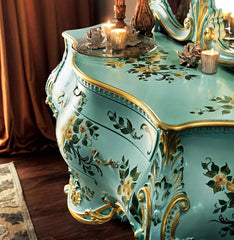 Luxury European Style Carving Dressing Table