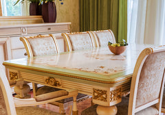 European Design Premium Solid Teak Wood Dining Table Set