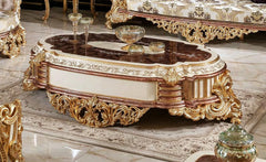 royal and luxury wooden center table