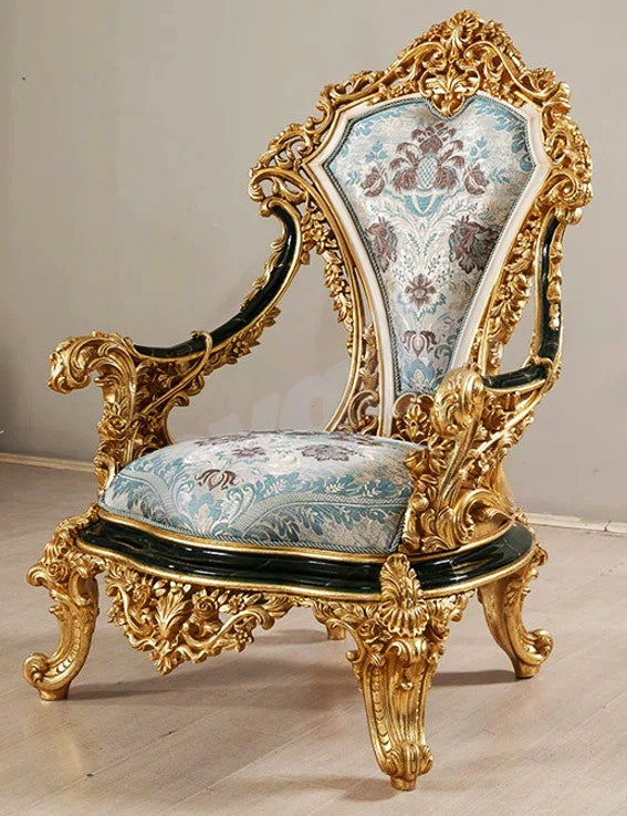royal golden color sofa chair