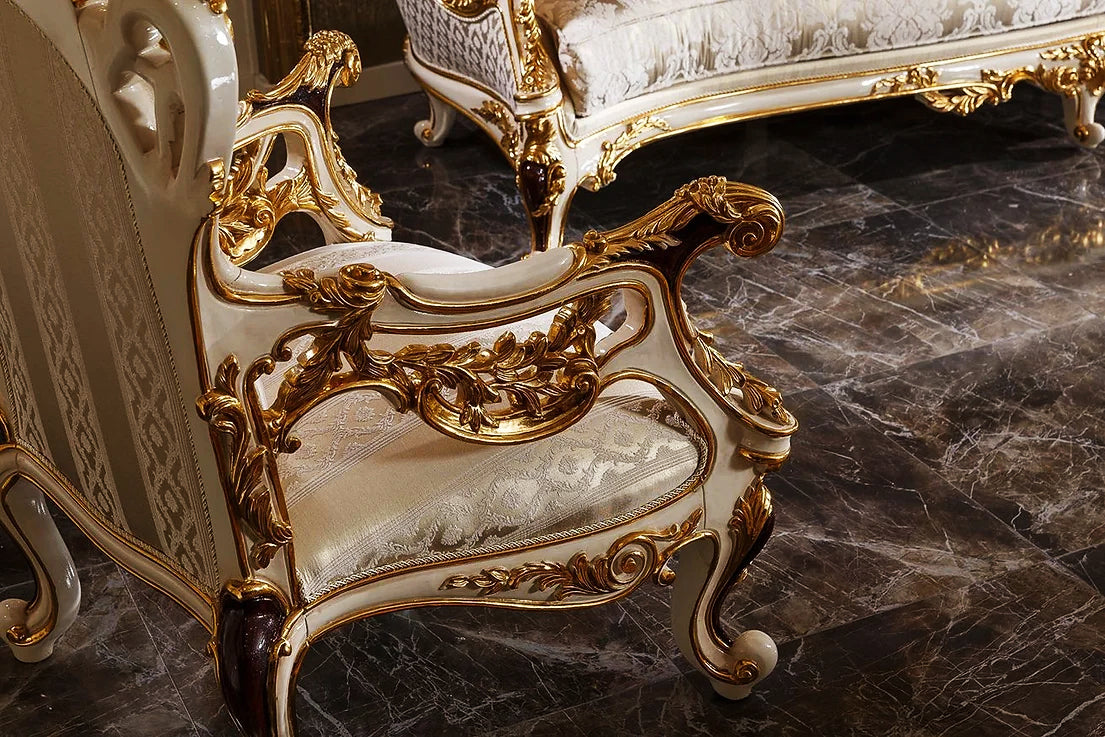 Beautiful golden color wooden carving