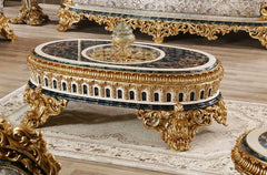 golden color luxury center table