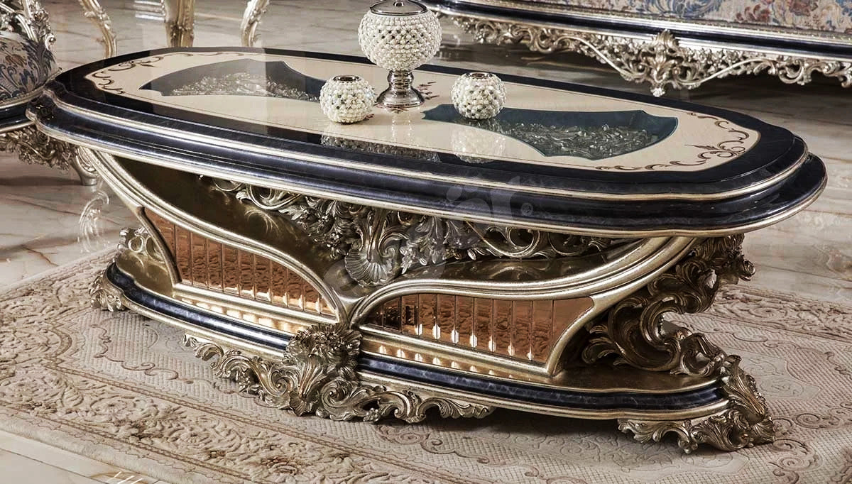 deep and royal carving center table