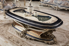 premium look silver color center table