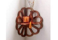 Designer Teak Wooden Hand Crafted Corner