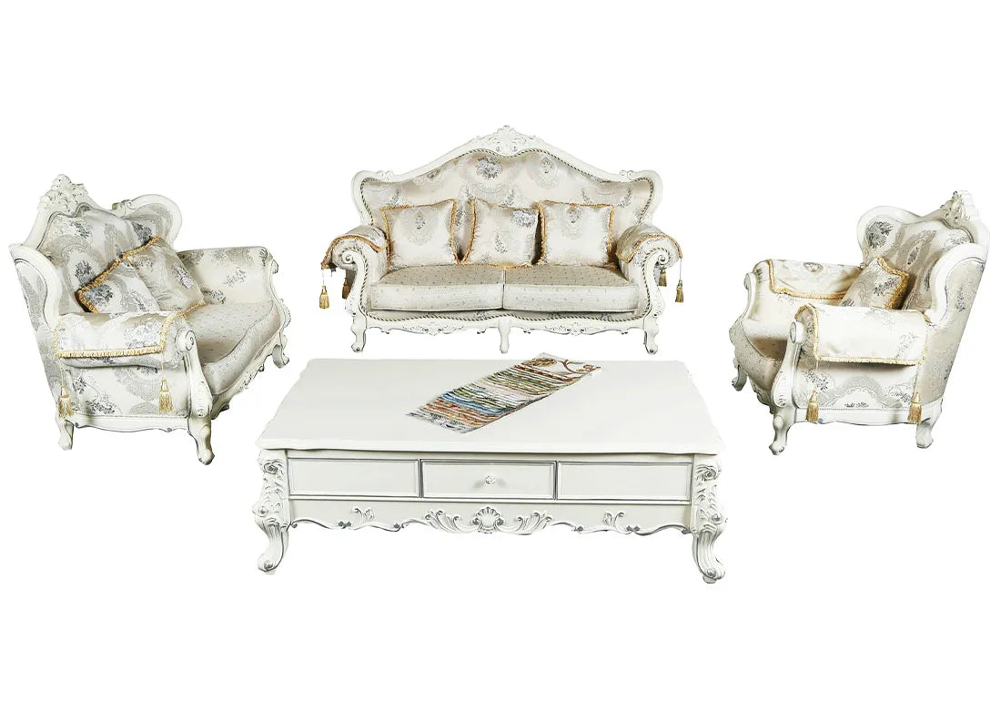 white color sofa set image