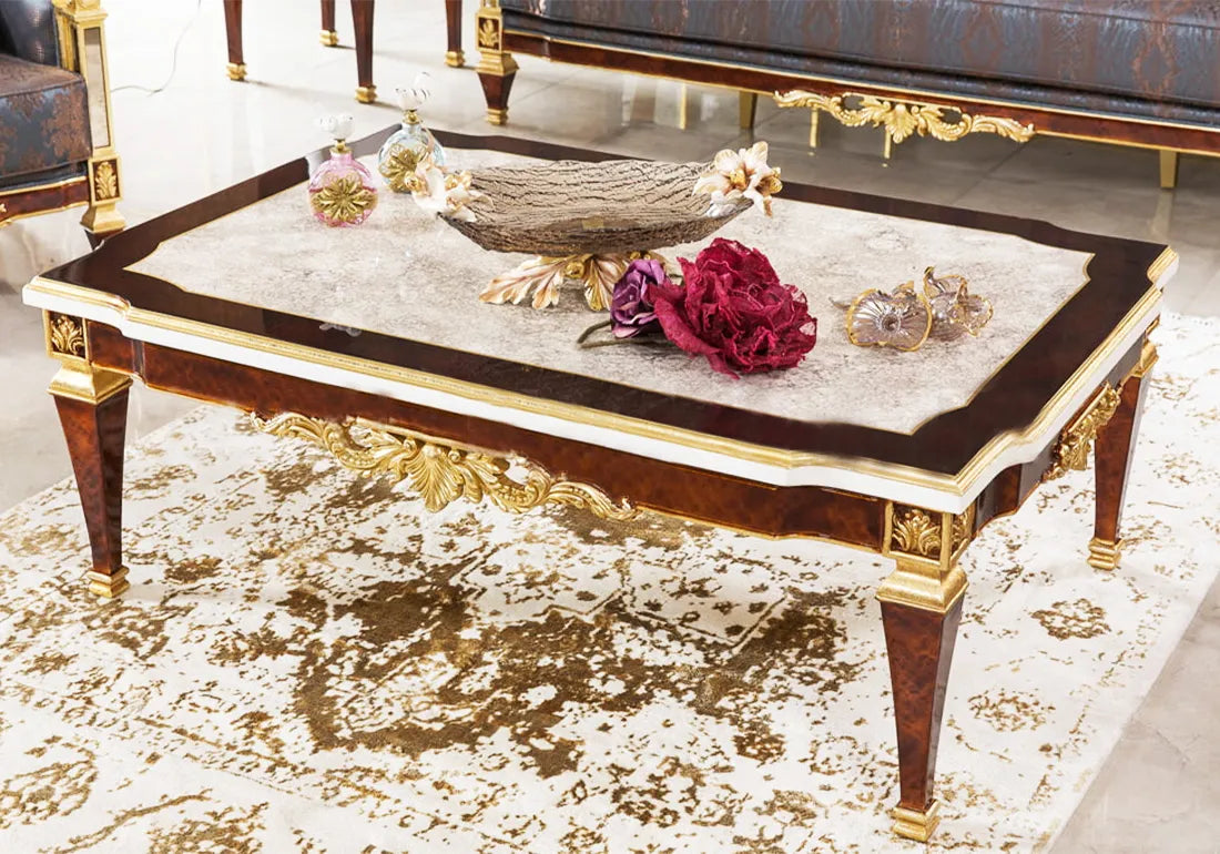 Royal Wooden Carving Center Table