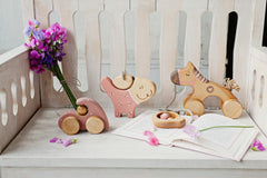 Wooden Pull Toy Horse for Kids