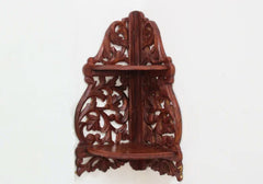 Antique Hand carved Wooden Wall Corner