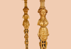 Royal Luxury Antique Neoclassical Style Side Table