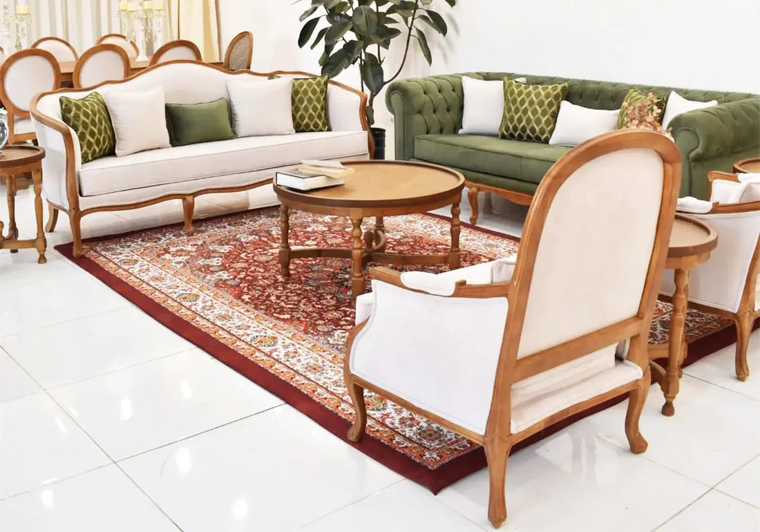 wooden and classsical sofa set