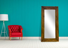 Vintage Majesty Hand Carved Full Length Mirror