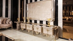 Hand Carving TV Unit