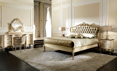 Classic Modern Glossy French Style Dressing Table