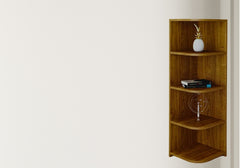 European Four Tier Teak Wooden Corner