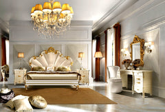 Classic Modern Deep Carving French Style Dressing Table