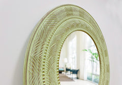 Elegant Antique Handcrafted Wooden Mirror Frame