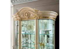Luxury and classic white vitrine