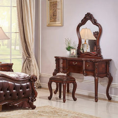 Luxury Antique European Style Carving Dressing Table