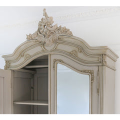 Royal Deep Carving Teak Wood Wardrobe