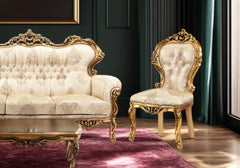 Royal and Luxury Handcrafted Wooden Sofa Set
