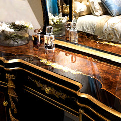 Luxury Modern French Style Carving Dressing Table
