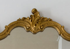 Vintage Elegance Solid Teak Console With Mirror