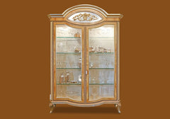 Front view of royal and luxury vitrine