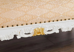 bottom view of wooden carving