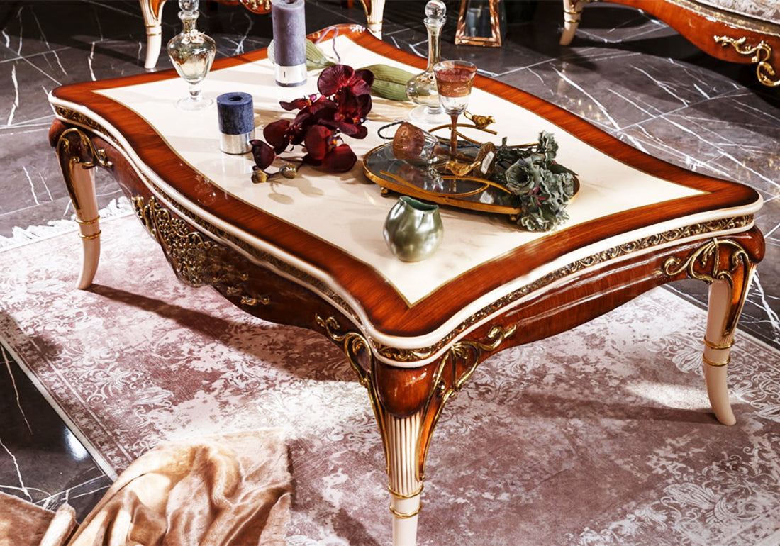 luxury look brown color center table