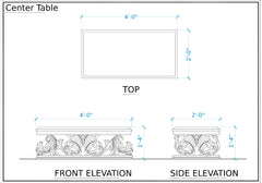 Heavy Carving Luxury Phoenix Sofa Set and Table