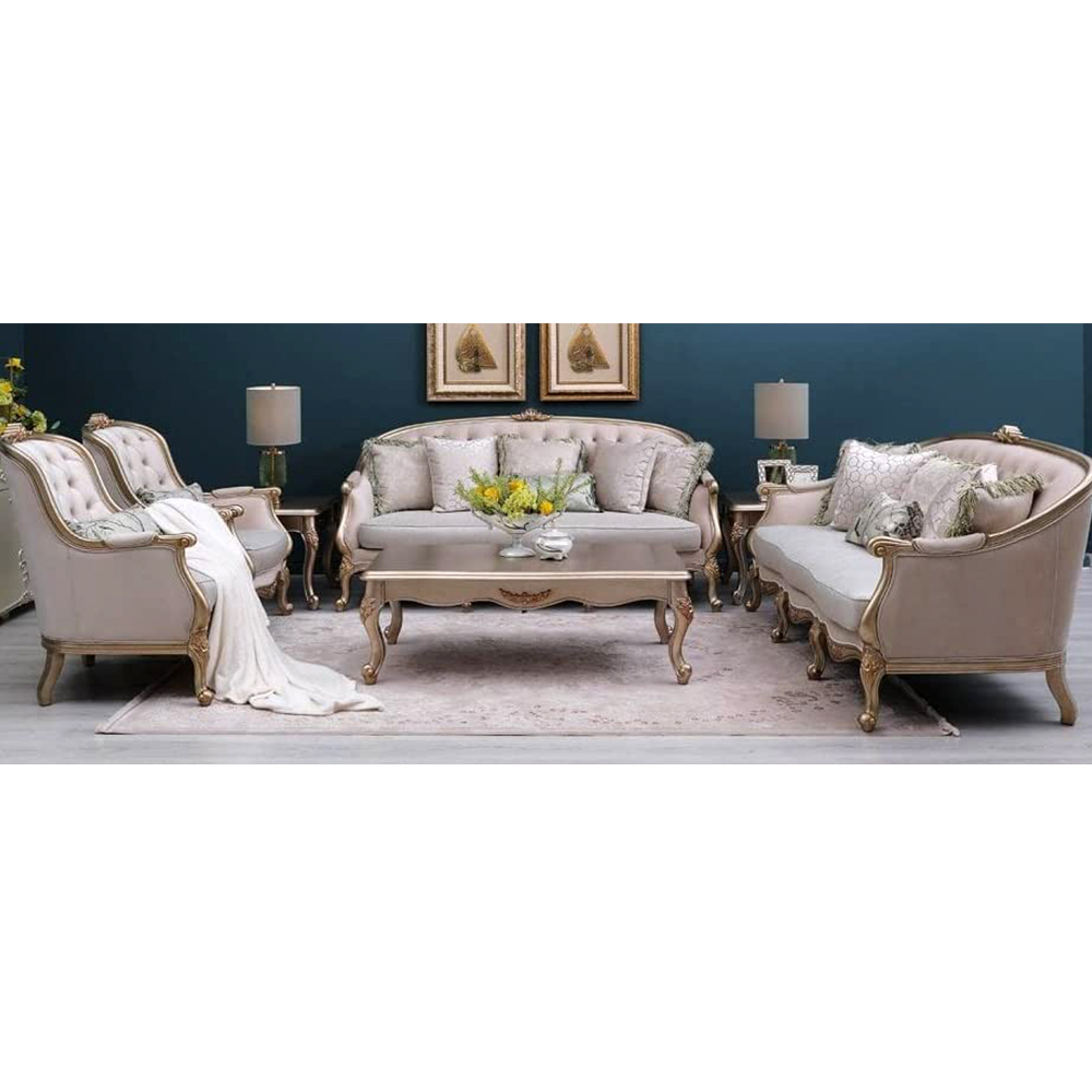 classical beige color sofa set