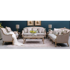 classical beige color sofa set