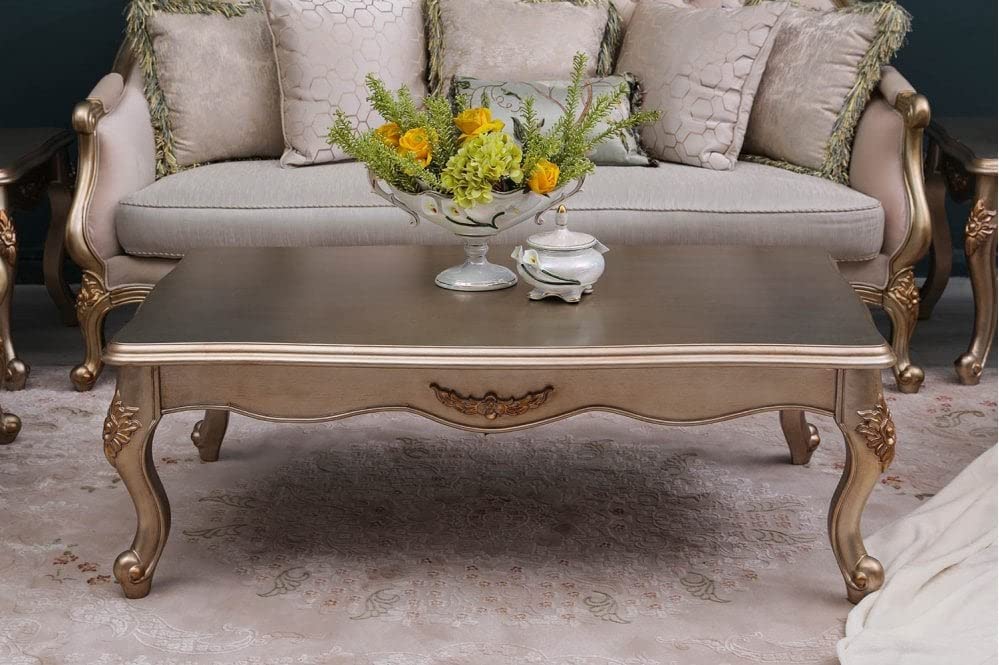 classical 3 seater sofa and center table