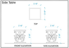 Heavy Carving Luxury Phoenix Sofa Set and Table