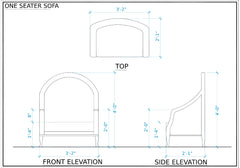 Classical Handcrafted Wooden Sofa Set and Chair