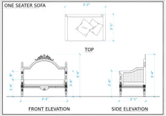 Classical Teak Wooden Carving Sofa Set