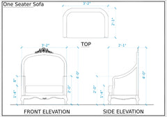 Luxury Design Premium Handcrafted Wooden LSGF Sofa Set