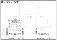 Luxury European Style Carving Sofa Set